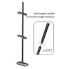 COOLMOON GH260 Desktop Computer Vertical Mounted Graphics Card Protection Shelf Metal Rod Magnetic Support Bracket, Color: GH260 Black