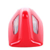 Solar Colorful Light Anti Collision Shark Fin Car Taillight LED Flash Warning Light Caution Light(Red)