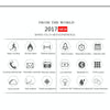 EX18 Smart Sports Watch FSTN Full View Screen Luminous Dial Stainless Steel Strap, Support Steps Counting / Burned Calory / Calendar Date / Bluetooth 4.0 / Incoming Call Reminder / Low Battery Reminder(Silver)