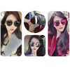 Unisex Fashion Color Film UV400 Reflective Sunglasses (Silver + Ice Blue)