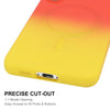 For Samsung Galaxy A16 4G / 5G ENKAY Hat-Prince MagSafe Rainbow Gradient Silicone Phone Case with Lens Film(Pink Blue)