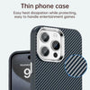 For iPhone 15 Pro Max Carbon Fiber Series IMD Phone Case(Blue)
