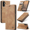 For Samsung Galaxy A26 CaseMe 013 Multifunctional Horizontal Flip Leather Phone Case(Brown)