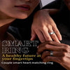 R6 SIZE 8 Smart Ring, Support Heart Rate / Blood Oxygen / Sleep Monitoring(Black)