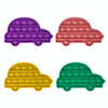 5 PCS Child Mental Arithmetic Desktop Educational Toys Silicone Pressing Board Game, Style: Car (Purple)
