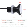10 PCS 23mm 1.5W DC9-80V Motorcycle Eagle Eye Light Single Lens(White Light)