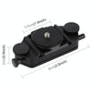 PULUZ Capture Camera Clip CNC Aluminum Alloy Quick Release Clip with Plate (Black)