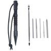 Umbrella Rope Needle Marlin Spike Bracelet DIY Weaving Tool, Specification: 7 PCS / Set Black