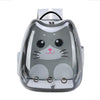 Cat Carrier Backpack, Grey, Transparent Capsule, Breathable