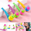 50 PCS Children Toy Suspension Blow Ball Nostalgic Toy Blowing Music Magic Hanging Ball, Random Color Delivery