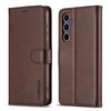 For Samsung Galaxy A56 5G LC.IMEEKE Calf Texture Leather Phone Case(Coffee)