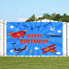 150x100cm Airplane Theme Birthday Background Cloth Children Birthday Party Decoration Photography Background