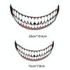J06 Motorcycle Helmet Sticker Small Teeth