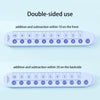 Montessori Math Decomposition Ruler Kindergarten Children Numbers Addition and Subtraction Arithmetic Enlightenment Teaching Aids, Length: 25.5cm(Blue)