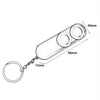 2-Pack 120dB Personal Safety Alarm Keychain - Random Colour