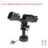Marine 360 Degree Adjustable Plastic Fishing Rod Holder(With Round Mounting Base)