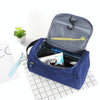 Horizontal Travel Toiletries Storage Bag Waterproof Cosmetic Bag(Blue)