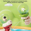 Summer Children Cartoon Bared Water Toys Outdoor Water Play Toys, Style: Frog With Lights Green