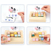 Wooden Block Matching Puzzle Children Education English Words / Math Computation Card Toy(Letter Block)