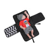 Portable Baby Changing Mat Multifunctional Baby Changing Table Waterproof Bag(Colorful Geometry)