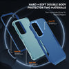 For Samsung Galaxy S25+ 5G TPU + PC Shockproof Protective Phone Case(Royal Blue + Grey Green)
