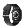 GT22 1.85 inch TFT Screen Leather Band Health Smart Watch, Support Bluetooth Call / Plateau Blood Oxygen / Body Temperature / Arrhythmia / TI Heart Rate Monitoring(Black)