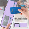 For Samsung Galaxy A54 5G CX01 Detachable Magsafe Magnetic Card Bag Phone Case(Light Purple)