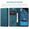 For Samsung Galaxy A56 CaseMe 013 Multifunctional Horizontal Flip Leather Phone Case(Blue)