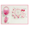 Children Heart-shaped Jewelry Gift Box Set Kids Hairpin Hair Tie Becklace Ring, Style: Rabbit Head