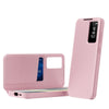 For Samsung Galaxy S25 Ultra 5G Smart View Window Leather Phone Case with Card Slot(Pink)