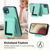 For Samsung Galaxy A12 5G / 4G CX01 Detachable Magsafe Magnetic Card Bag Phone Case(Mint Green)