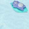 3 PCS Bathroom Playing Toys Baby Bathing Water Dolls On The Chain Swimming Bears And Lizards For Children(Navy Blue Bear)