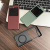 For Samsung Galaxy Z Flip6 5G Carbon Fiber PC MagSafe Phone Case(Black)