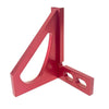 Woodworking Tools Aluminum Alloy 90 Degree Square Multi-Function Scribing Ruler Triangle Ruler(Red)