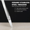 BAKU BA-I7-72MZ Stainless Steel Ceramic Pointed Tweezers