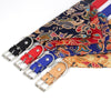 Black Cotton Pet Bib & Headband L (36-46cm Neck)