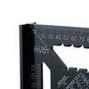 Angle Ruler Measuring Tool For Woodworking Square Layout Gauge(12 Inch Black)