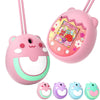 For Tamagotchi Pix Cartoon Electronic Pet Gaming Machine Silicone Protective Cover, Color: Pink