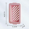 4pcs /Pack Multifunctional High Elastic Mesh Anti-slip Drain Foaming Soap Box(Pink)