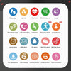 C20 1.14 inch IPS Touch Screen IPX67 Waterproof Smartwatch, Support Call Reminder/ Heart Rate Monitoring /Blood Pressure Monitoring/ Sleep Monitoring(Red)