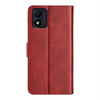For Alcatel 1B 2022 Dual-side Magnetic Buckle Horizontal Flip Leather Phone Case(Red)
