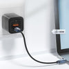 ESSAGER 5 In 1 Multifunctional Data Cable Storage Box PD 60W Portable Fast Charge Data Cable Set(Black)
