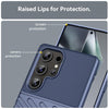 For Samsung Galaxy S25 Ultra 5G Thunderbolt Shockproof TPU Phone Case(Blue)