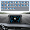 3.5" Car HUD Head Up Display GPS+OBD2 Dual System