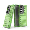 For Samsung Galaxy S25 5G High Transparency TPU Hybrid PC Airbag Phone Case(Transparent Green)