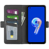 For Asus Zenfone 9 Dual-side Magnetic Buckle Horizontal Flip Leather Phone Case(Black)