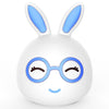 Happy Rabbit Creative Touch 3D LED Decorative Night Light, USB Charging Version (Blue)