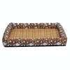 Cooling Pet Mat - Breathable Linen & Rattan - S 40x30cm