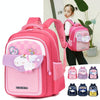Kindergarten Burden-reducing Schoolbag Children Cute Cartoon Backpack(Navy Blue)
