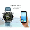 NX02 Sport Smartwatch IP67 Waterproof Support Tracker Calories Pedometer Smartwatch Stopwatch Call SMS Reminder(blue)
